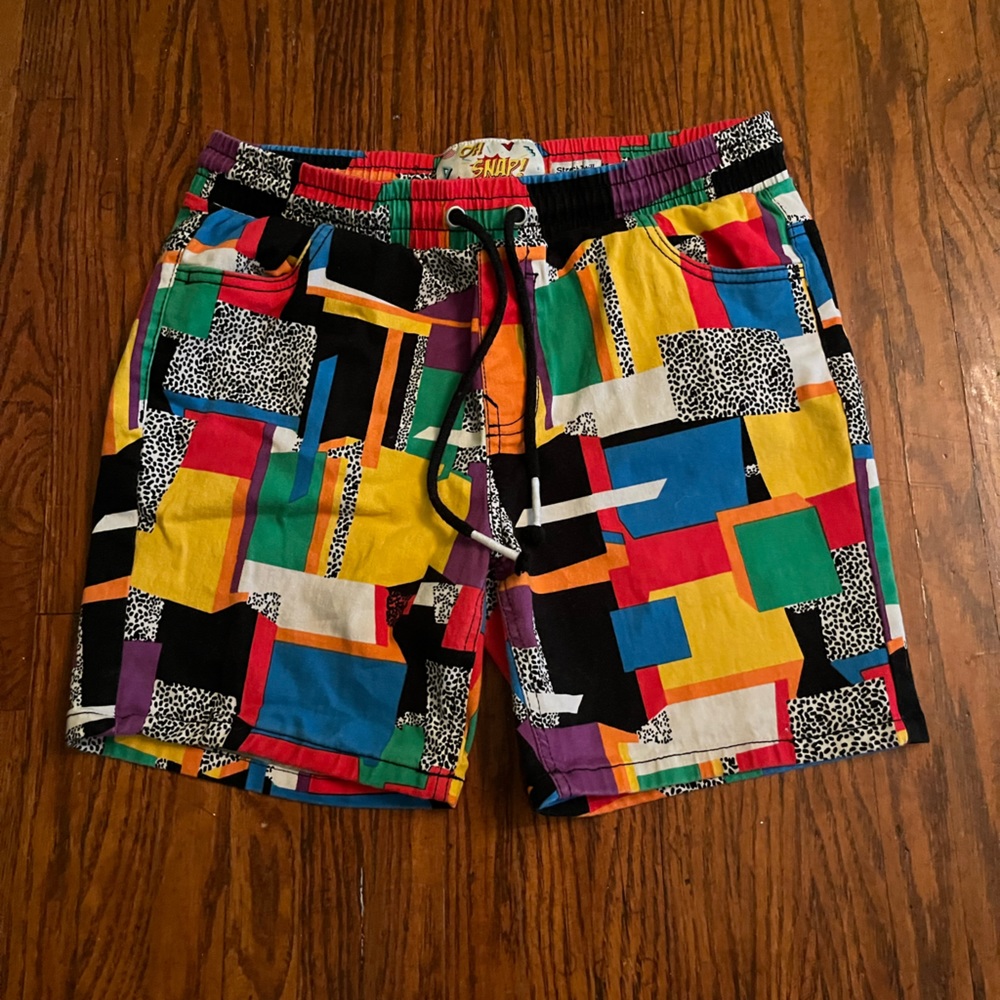 multi colors shorts